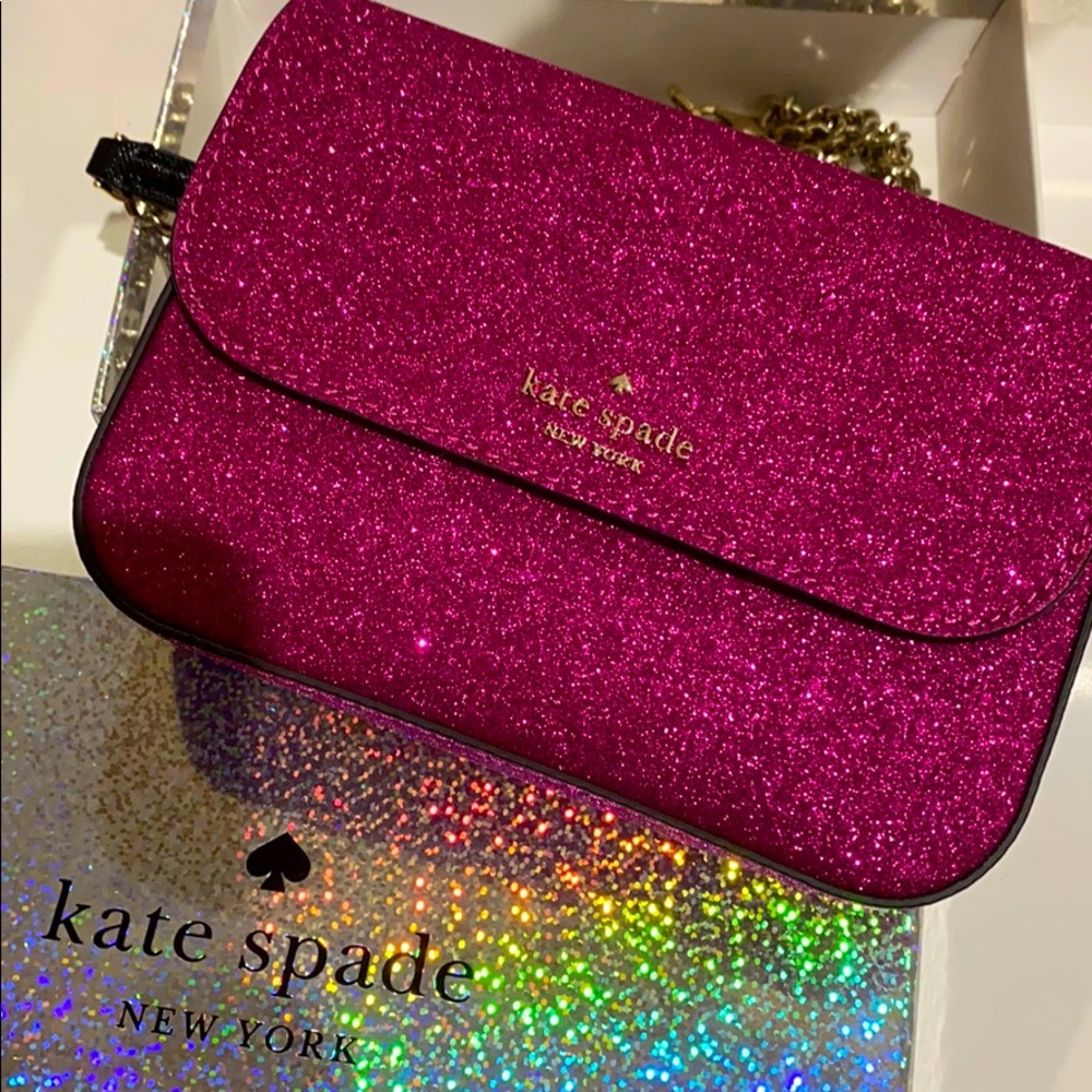 NEW KATES SPADE BOX CONVERTIBLE CLUTCH